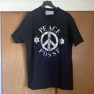 Boy London | Shirts | Vintage Boy London Peace Posse Silver Star 